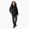 Chaqueta de trabajo de lona de algodón para mujer con forro polar de pelo largo Chaqueta de trabajo de lona de algodón para mujer con forro polar de pelo largo