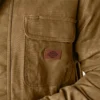 Chaqueta de trabajo de lona totalmente encerada