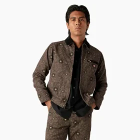 Chaqueta Ellis de lona de algodón con estampado floral