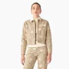Chaqueta Ellis de lona de algodón con estampado floral para mujer Chaqueta Ellis de lona de algodón con estampado floral para mujer