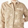Chaqueta Ellis de lona de algodón con estampado floral para mujer Chaqueta Ellis de lona de algodón con estampado floral para mujer