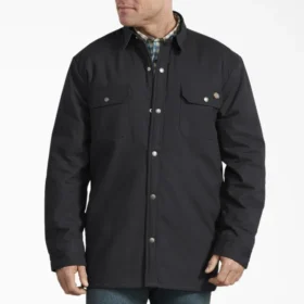 Chaqueta tipo camisa con forro a cuadros