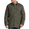 Chaqueta tipo camisa con forro a cuadros
