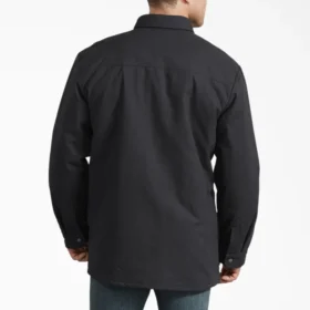 Chaqueta tipo camisa con forro a cuadros