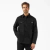 Chaqueta tipo camisa de lona de algodón
