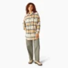 Chaqueta tipo camisa oversize para mujer