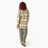 Chaqueta tipo camisa oversize para mujer