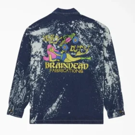 Chaqueta vaquera decolorada de Brain Dead