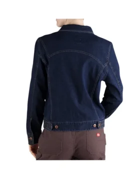 Chaqueta vaquera elástica para mujer