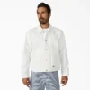 Chaqueta vaquera plisada con ribete