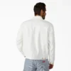 Chaqueta vaquera plisada con ribete