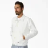 Chaqueta vaquera plisada con ribete