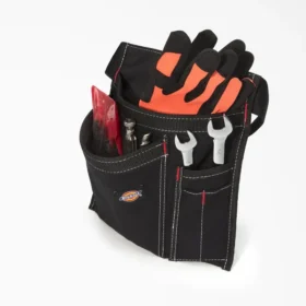 Delantal de trabajo de 5 bolsillos con bolsa lateral para herramientas