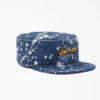 Gorra de pintor de denim blanqueado Brain Dead