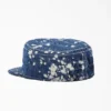 Gorra de pintor de denim blanqueado Brain Dead