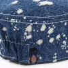 Gorra de pintor de denim blanqueado Brain Dead