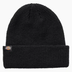 Gorro con vuelta de punto waffle