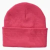 Gorro de punto con puño para la concienciación sobre el cáncer de mama