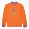 Jersey de punto waffle bordado Brain Dead