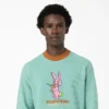 Jersey de punto waffle bordado Brain Dead