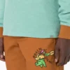 Jersey de punto waffle bordado Brain Dead