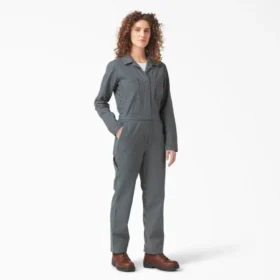 Mono de manga larga con rayas Hickory de corte holgado para mujer
