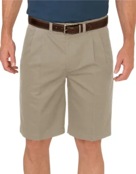 Pantalón corto Dickies de color caqui de 25 cm con corte holgado y pliegues en la parte delantera