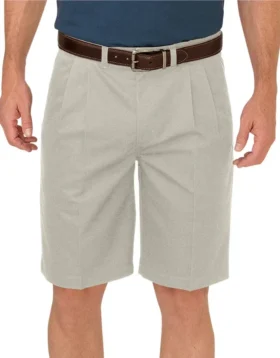 Pantalón corto Dickies de color caqui de 25 cm con corte holgado y pliegues en la parte delantera