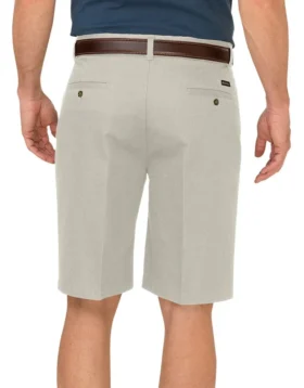 Pantalón corto Dickies de color caqui de 25 cm con corte holgado y pliegues en la parte delantera