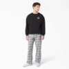 Pantalones a cuadros de corte regular