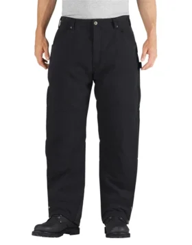 Pantalones aislantes de lona lijada