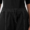 Pantalones cargo con cordón para mujer