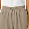 Pantalones cargo con cordón para mujer