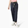 Pantalones cargo cropped de corte holgado con costuras en contraste para mujer Pantalones cargo cropped de corte holgado con costuras en contraste para mujer