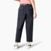 Pantalones cargo cropped de corte holgado con costuras en contraste para mujer Pantalones cargo cropped de corte holgado con costuras en contraste para mujer