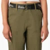 Pantalones cargo cropped de corte holgado con costuras en contraste para mujer Pantalones cargo cropped de corte holgado con costuras en contraste para mujer