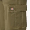 Pantalones cargo cropped de corte holgado con costuras en contraste para mujer Pantalones cargo cropped de corte holgado con costuras en contraste para mujer