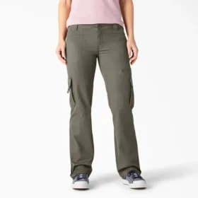 Pantalones cargo de corte recto y ajuste holgado para mujer Pantalones cargo de corte recto y ajuste holgado para mujer