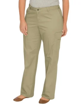 Pantalones cargo de corte recto y corte holgado para mujer