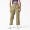 Pantalones cargo de corte relajado y largo recortado para mujer Pantalones cargo de corte relajado y largo recortado para mujer