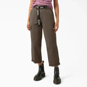 Pantalones cargo de corte relajado y largo recortado para mujer Pantalones cargo de corte relajado y largo recortado para mujer
