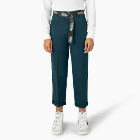 Pantalones cargo de corte relajado y largo recortado para mujer Pantalones cargo de corte relajado y largo recortado para mujer