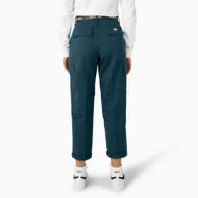 Pantalones cargo de corte relajado y largo recortado para mujer Pantalones cargo de corte relajado y largo recortado para mujer