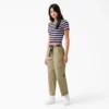 Pantalones cargo de corte relajado y largo recortado para mujer Pantalones cargo de corte relajado y largo recortado para mujer