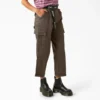 Pantalones cargo de corte relajado y largo recortado para mujer Pantalones cargo de corte relajado y largo recortado para mujer