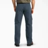 Pantalones cargo de lona con corte regular flexible
