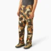 Pantalones cargo de lona con estampado de camuflaje Pantalones cargo de lona con estampado de camuflaje