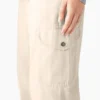 Pantalones cargo de lona de algodón para mujer con corte holgado Pantalones cargo de lona de algodón para mujer con corte holgado