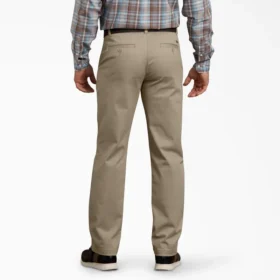 Pantalones chinos lavados de corte cónico regular con cintura activa de la serie X de Dickies