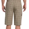 Pantalones cortos a cuadros de 13″ con corte regular y bolsillos multiusos